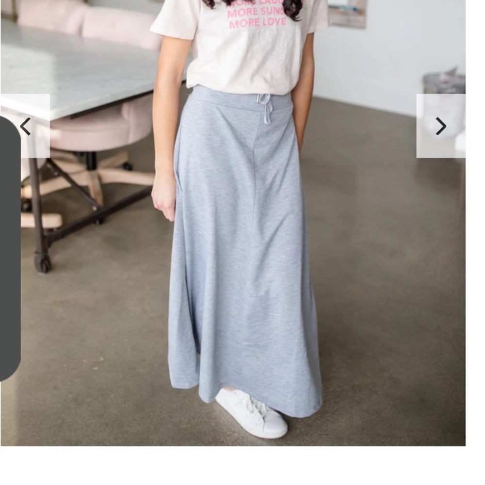 **NOT AVAILABLE!** NWT Inherit Clothing Grey Maxi Skirt Size Small!